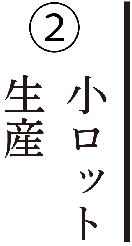 小ロット生産
